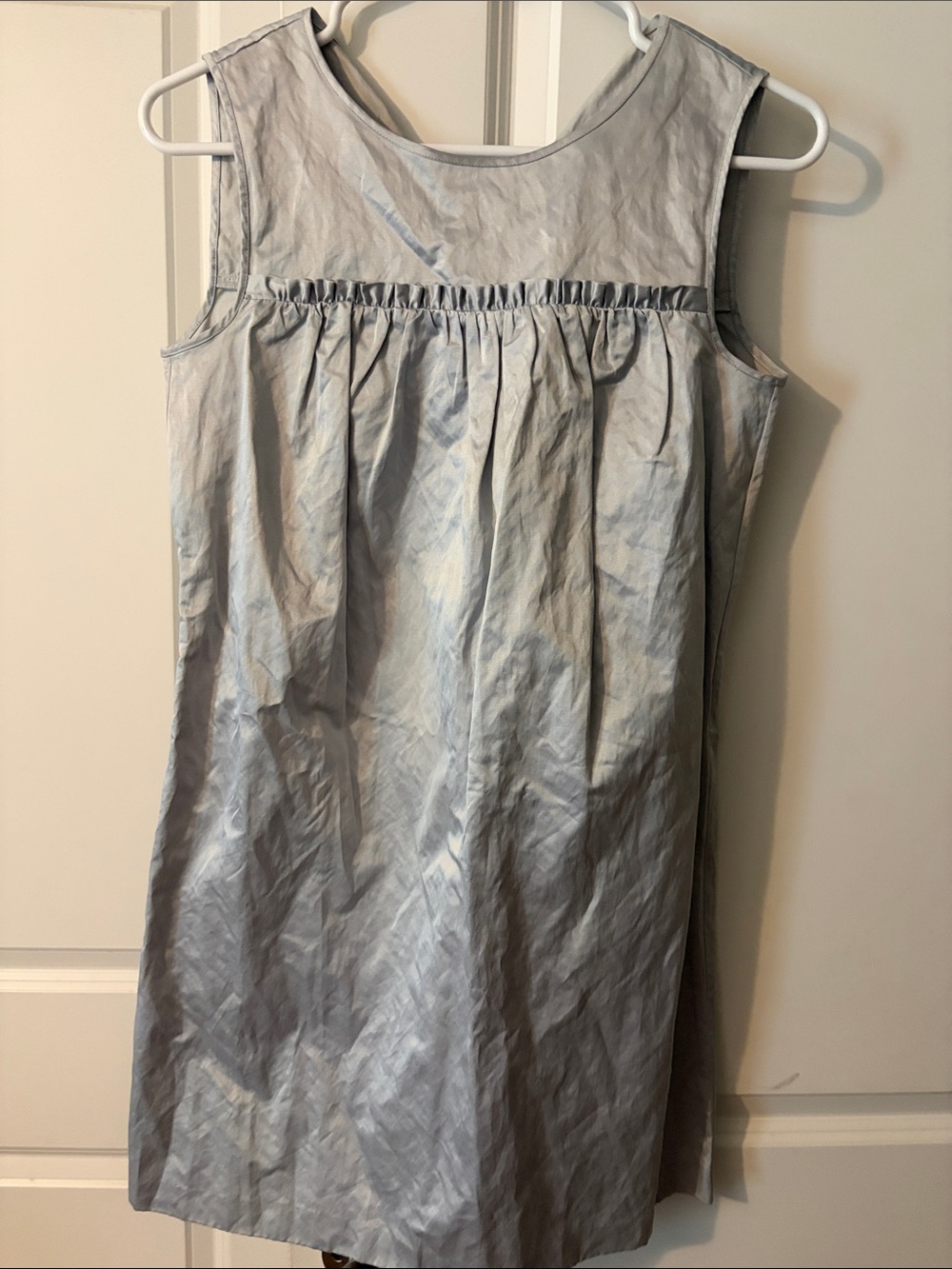 Laundry By Shelli Segal Light Blue Sleeveless Shift Dress